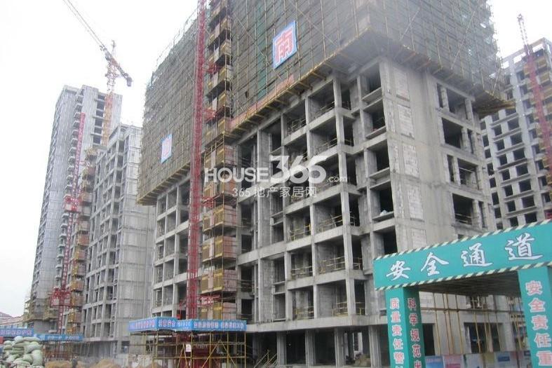 2013年1月初铂金名筑项目现场施工图