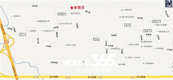 润星5号研发楼区位交通图