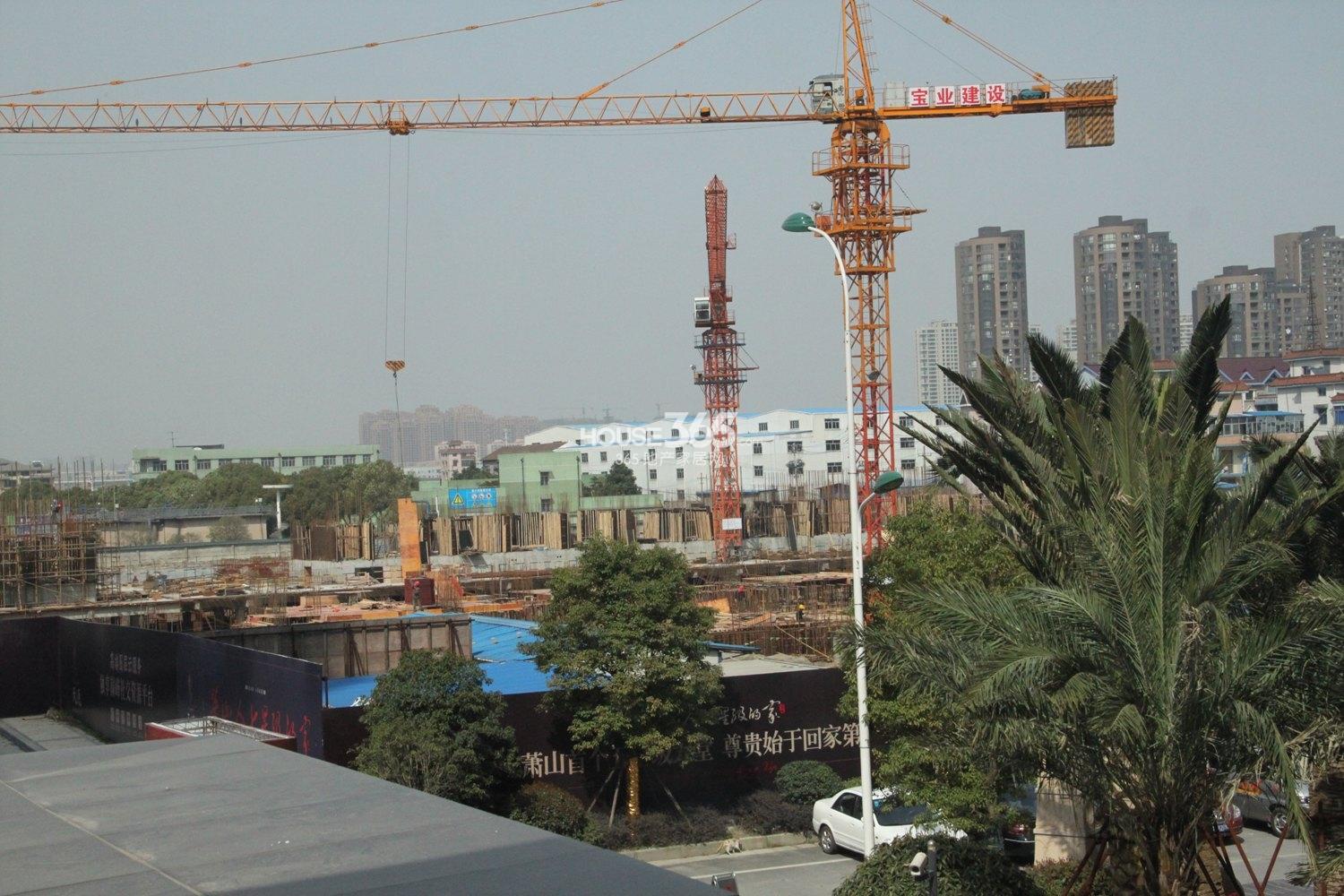 金地天逸项目实景图 2013.3.8