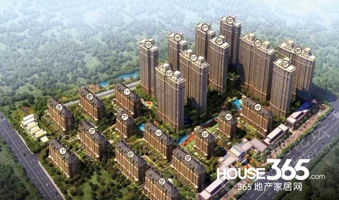 华地紫园鸟瞰图