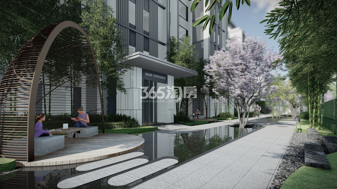 缦云府景观示意图