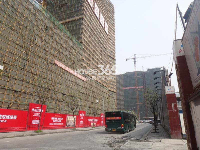 杰立公馆项目实景图 2013.4