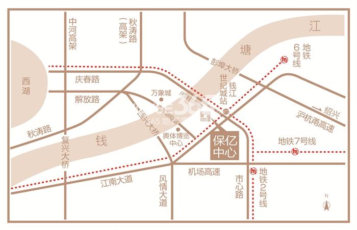 保亿中心交通图