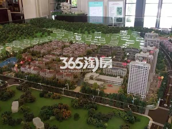 九龙仓雍景山沙盘实景图