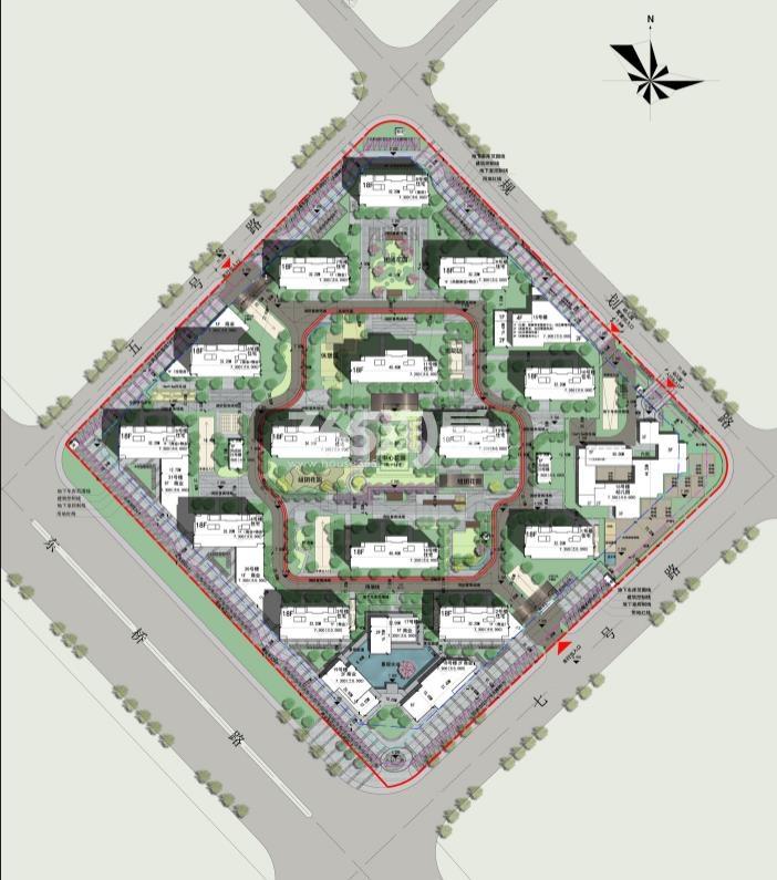 德信东洲地块规划图