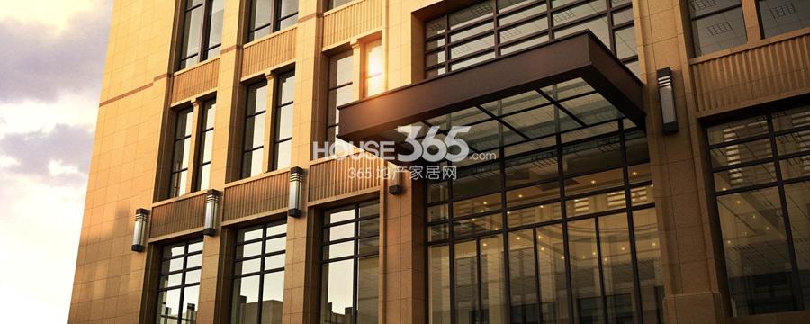 德信云峰大厦建筑局部效果图
