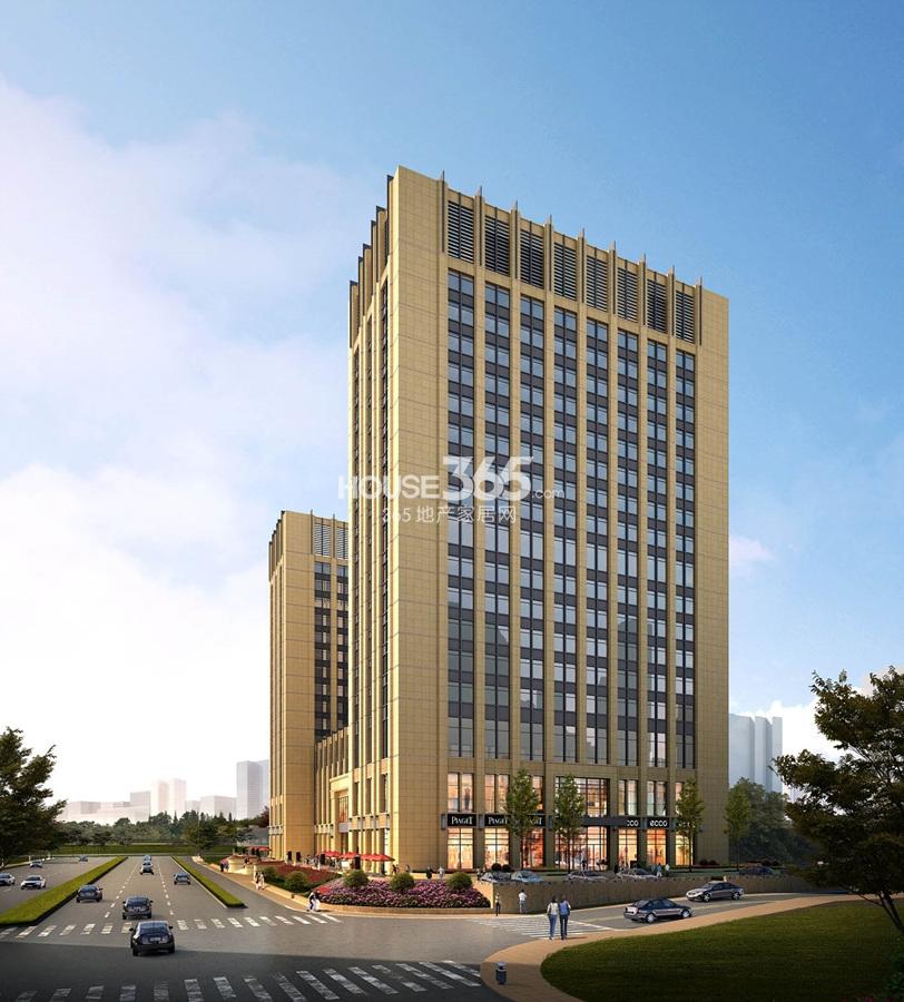 德信云峰大厦建筑立面效果图
