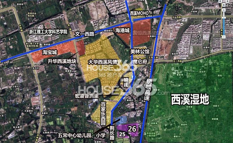 滨江西溪之星项目区位