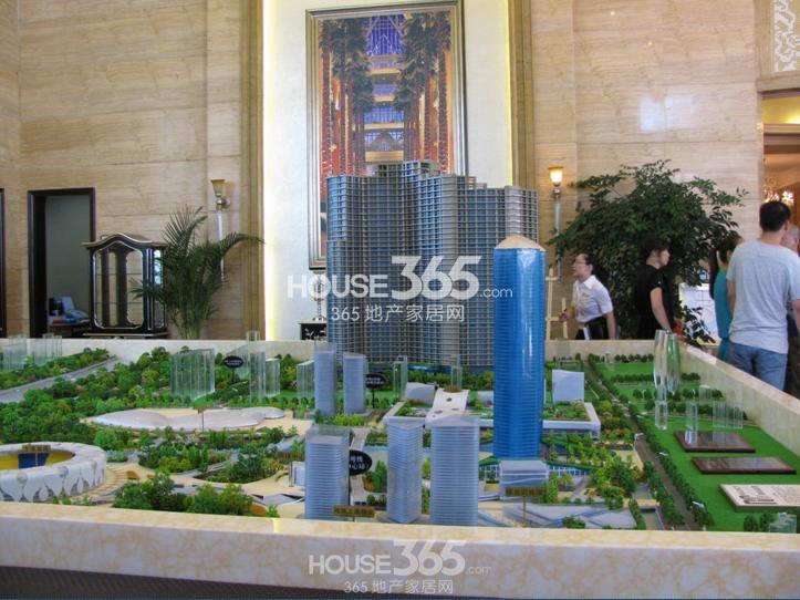 丽晶国际沙盘实景图 2013.7.17