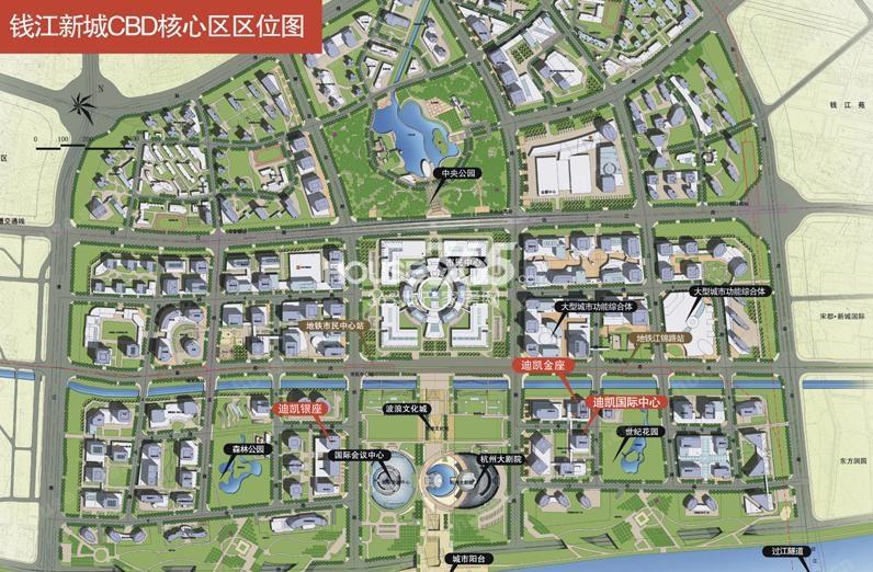 迪凯金座交通图