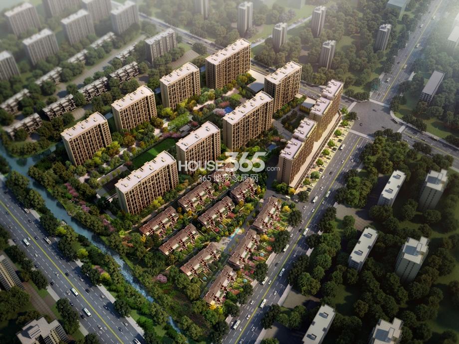 龙湖名景台鸟瞰图