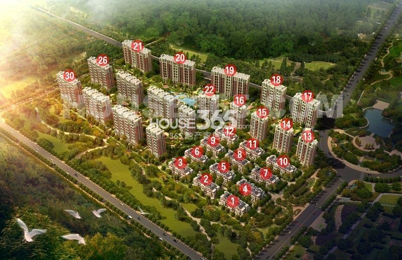 中海定山府鸟瞰图