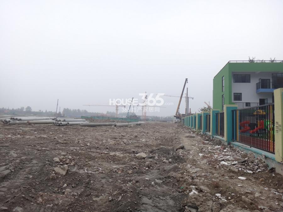 中大普升项目南侧施工实景图