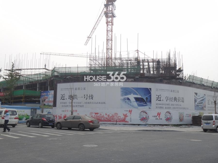 信宇锦润公寓项目东侧施工现场 2013年摄