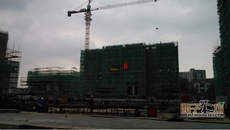 2013年10月下旬玲珑府项目实景图--8号楼