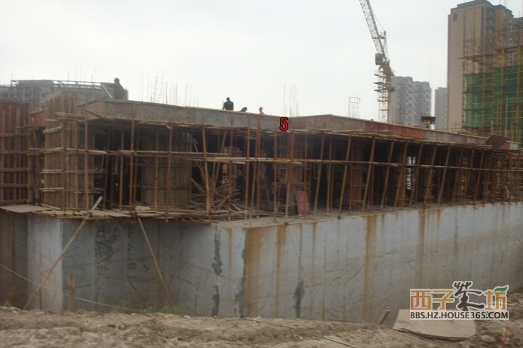 2013年10月下旬湖漫雅筑项目实景图--5号楼