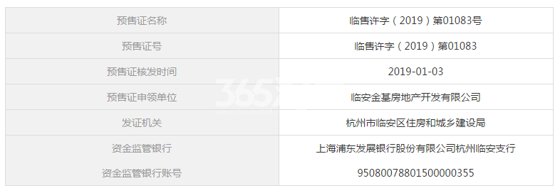 青云山居青云山居桃李春风拾叁院19#预售证信息