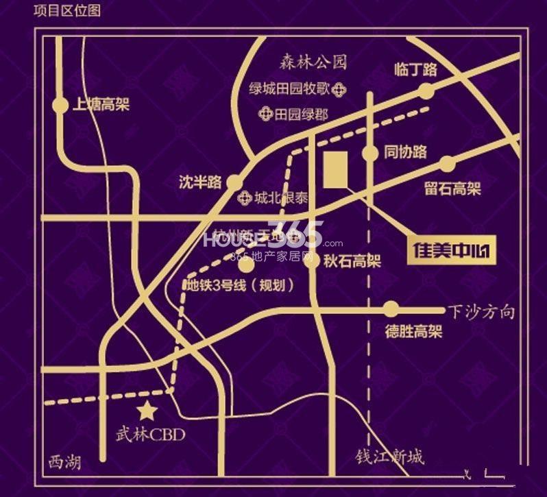 佳美大厦区位图