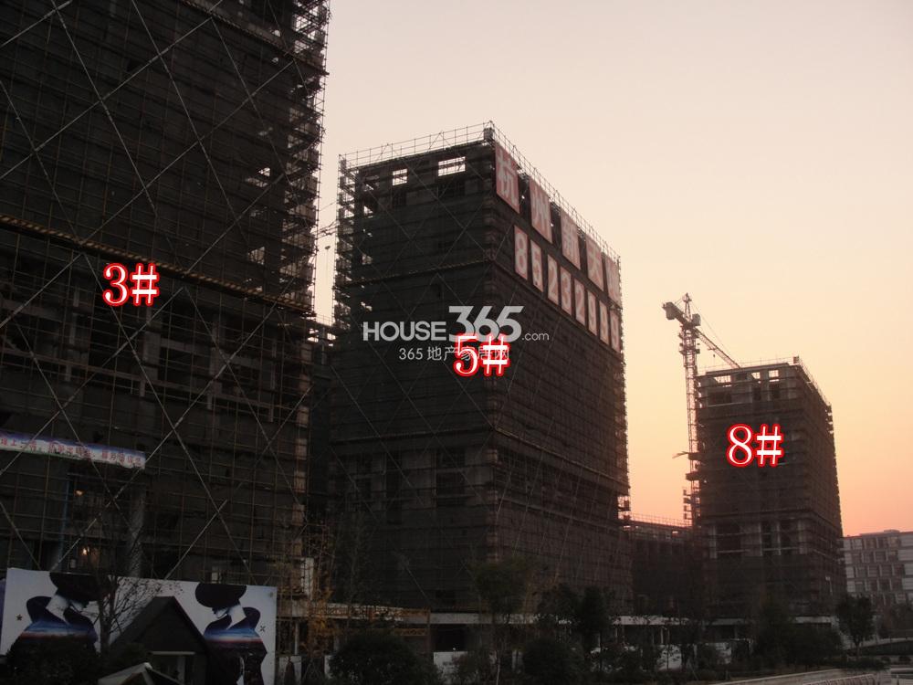 2013.11.19杭州新天地项目最新实景图--“世嘉新座”3、5、8号楼