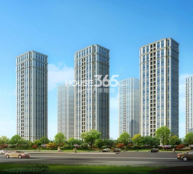 美好桂花星座高层效果图