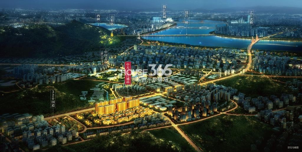 中天之江诚品鸟瞰图