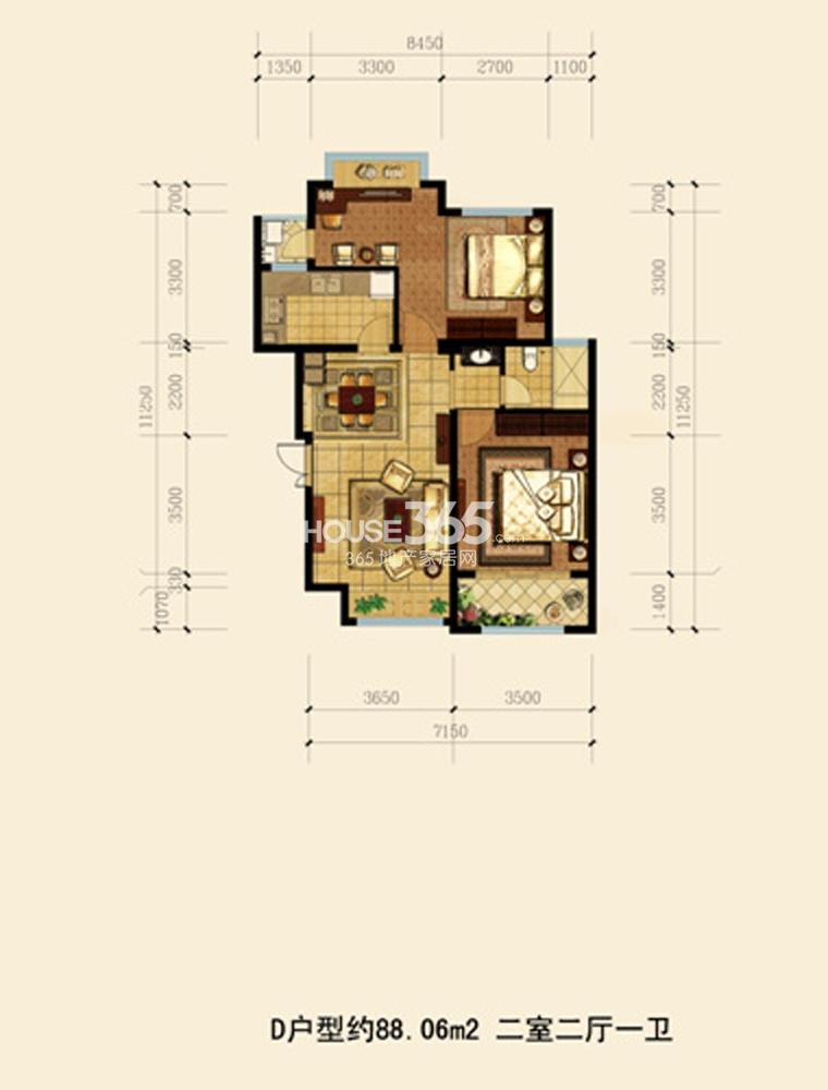 经建绅世郡D户型