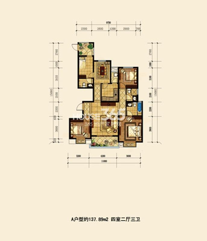 经建绅世郡A户型