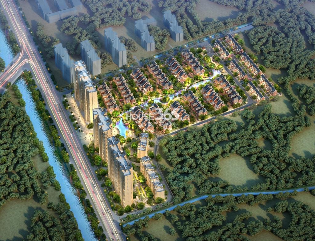 经建绅世郡鸟瞰图