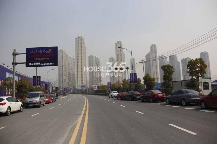 滨江金色江南项目东侧——顺发和美家小区实景图