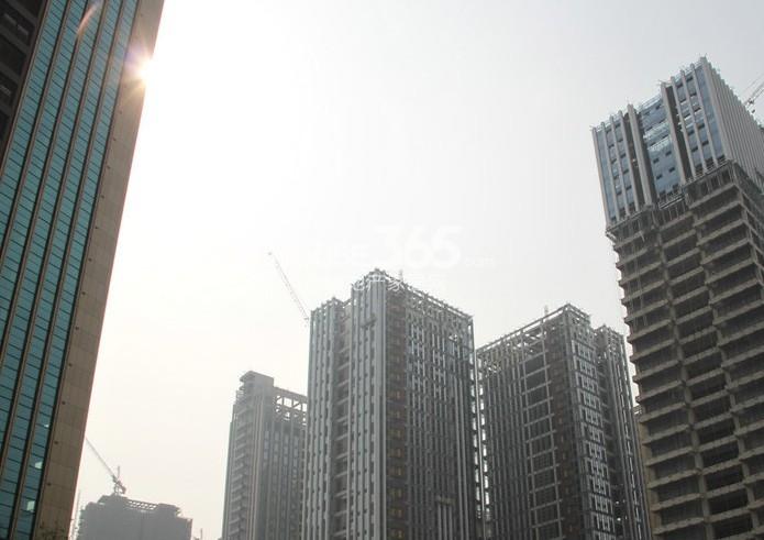 万和国际施工实景图