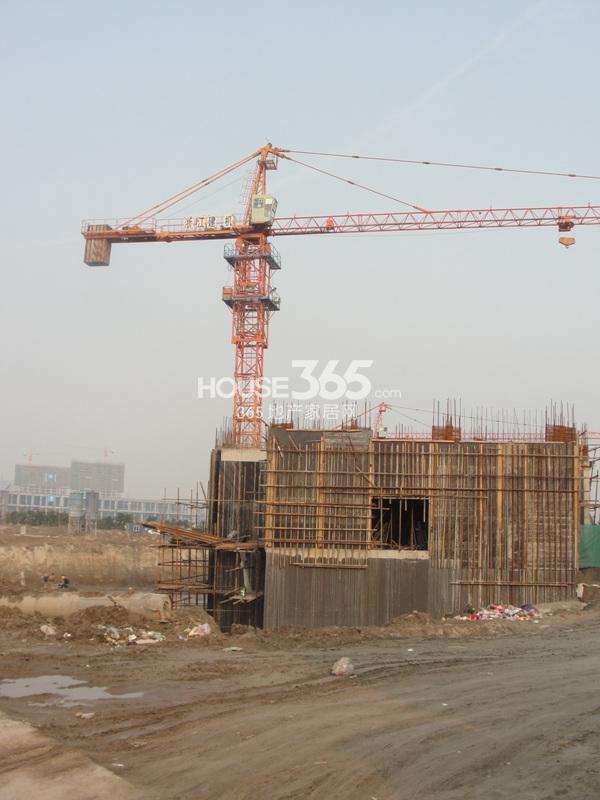 2014年2月中旬绿地旭辉城项目工地实景
