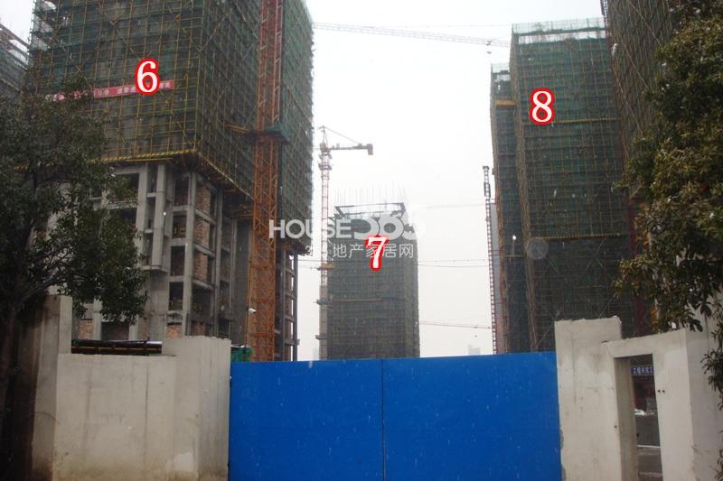 2014.2.18玲珑府项目实景--6、7、8号楼