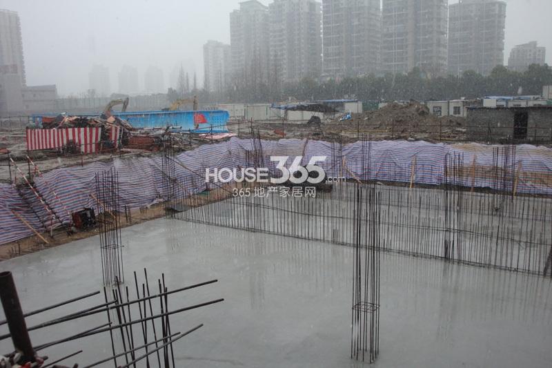 2014.2.18世茂之西湖项目工地实景