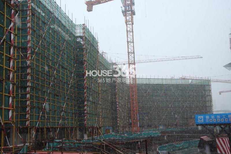 2014.2.18世茂之西湖项目靠近钱塘江边的几幢