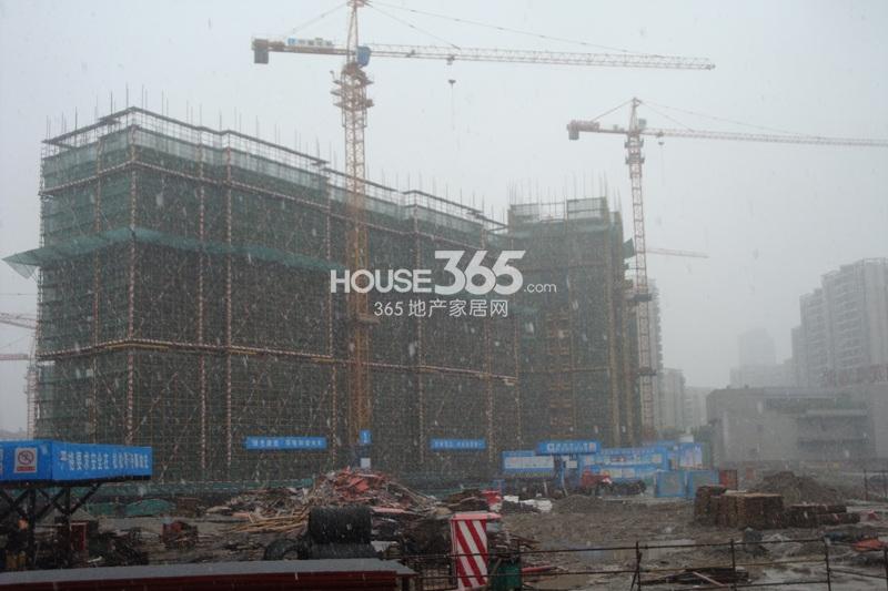 2014.2.18世茂之西湖项目工地实景