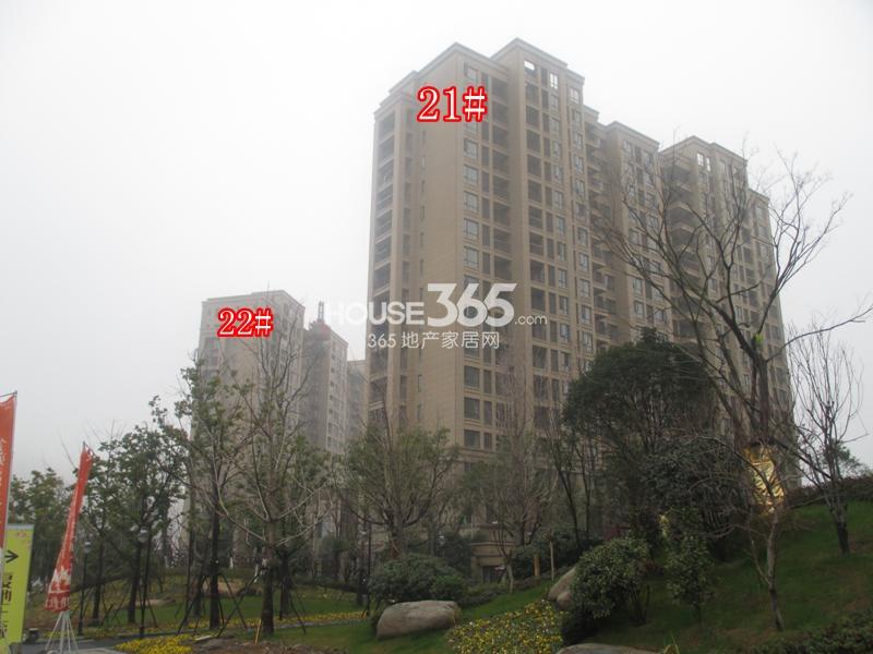 复地上城21、22号楼工程进度（2014.2）