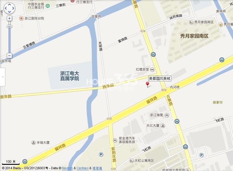 美都国风美域区位图