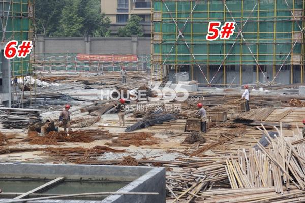 溪悦宸府工地现场  2014.5.22摄