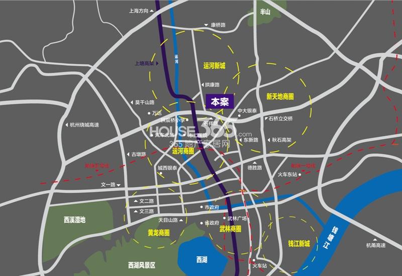 紫元尚堂项目区位图