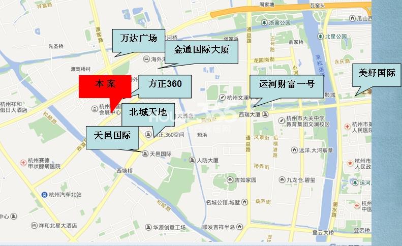 富越香郡盈座周边办公项目