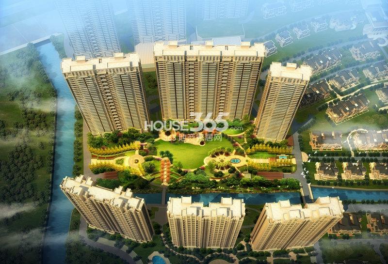 金都夏宫垂直鸟瞰效果图