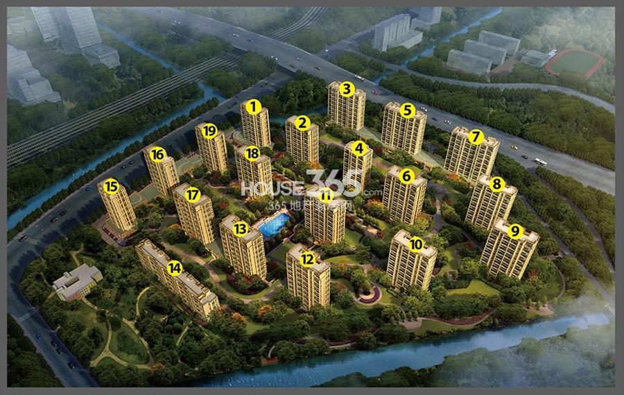 德信大家钱江府楼栋分布图