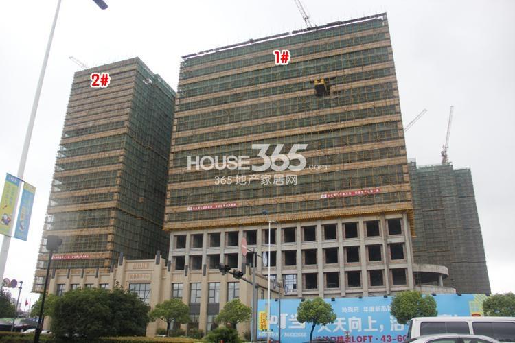 2014年8月下旬玲珑府项目实景--1、2号楼