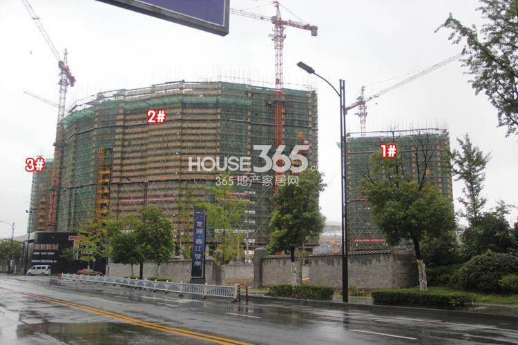 2014年8月下旬绿地旭辉城项目实景--1、2、3号楼