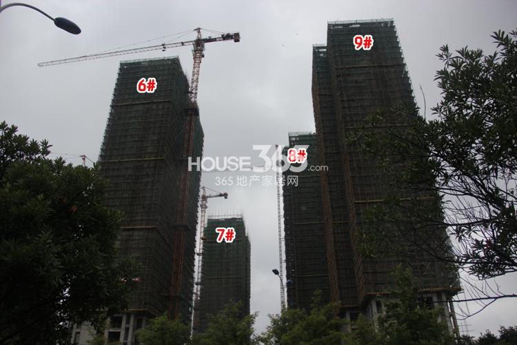 2014年8月下旬玲珑府项目实景--6、7、8、9号楼