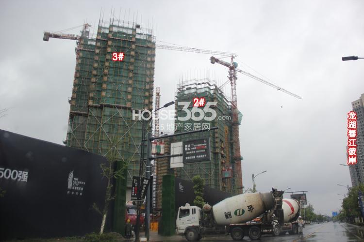 2014年8月下旬绿地旭辉城项目实景--2、3号楼