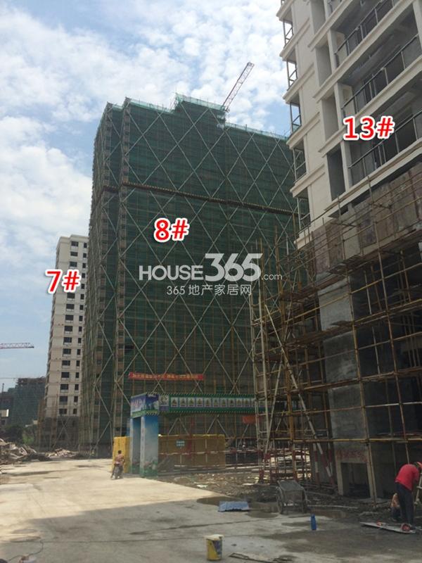 西溪海C组团7、8、13#楼进度 2014.8.27