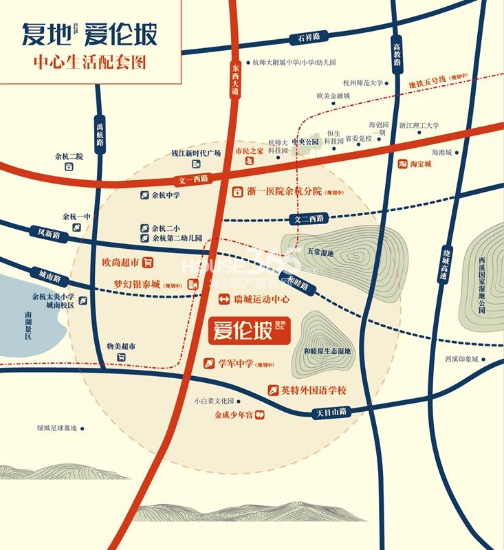 复地爱伦坡区位图