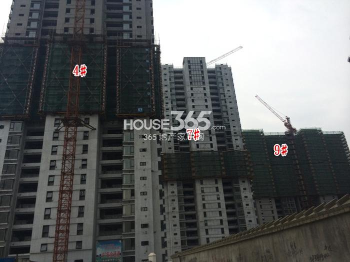 万科北宸之光4、7、9#进度 2014.9.25