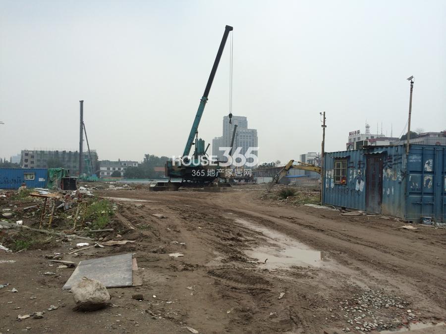 滨江华家池施工进度实景图 2014年11月摄